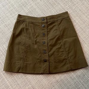 Madewell mini skirt